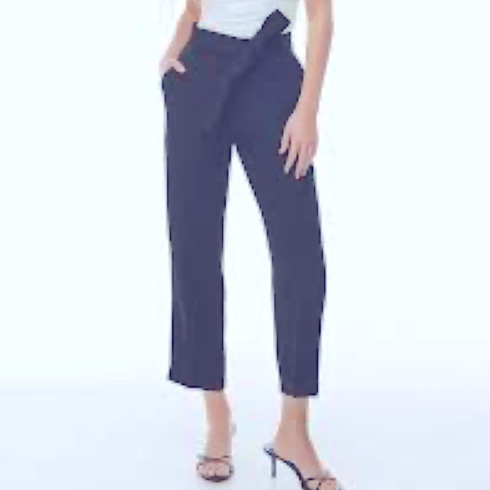 NWOT Aritzia Wilfred Black Waist Tie Pant Size 6